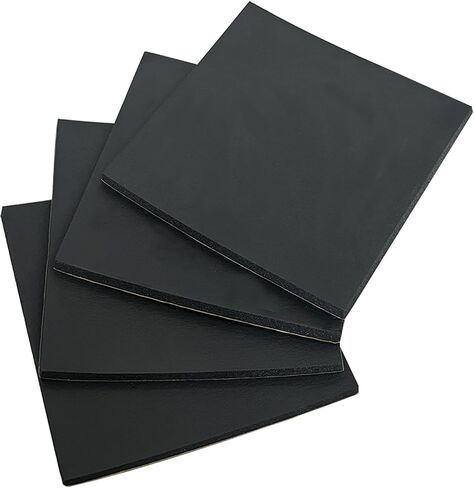 4 Pieces Adhesive Foam Padding 1/4 in Thick X 4 in X 4 in, Anti Vibration Pads, Closed Cell Foam Pads for Anti-Slip, Shock Absorption in Kuwait