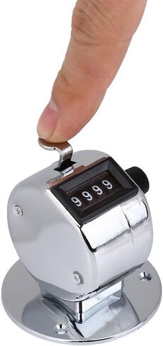 Bnineteenteam 2pcs Hand Tally Counters, 4 Digit Mechanical Palm Counter Handheld Number Click Counter Tally Clicker Counter for Sports Games Golf Judgment, Timing, Step -by -Step Appliances in Saudi Arabia