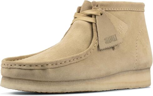 Clarks Mens Wallabee Boot Blue Suede | 26181134 in Kuwait