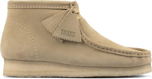 Clarks Mens Wallabee Boot Blue Suede | 26181134 in Kuwait