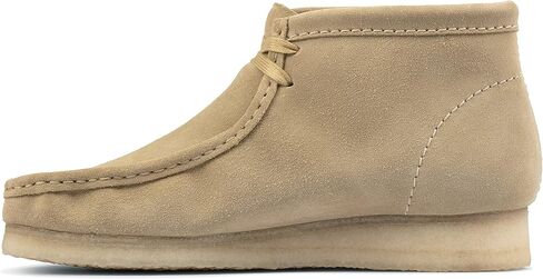 Clarks Mens Wallabee Boot Blue Suede | 26181134 in Kuwait
