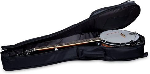 Crossrock 10mm Padded Backpack style 5 string resonator Banjo Bag, Dark Grey, Gig (CRSG107BJDG) in Kuwait