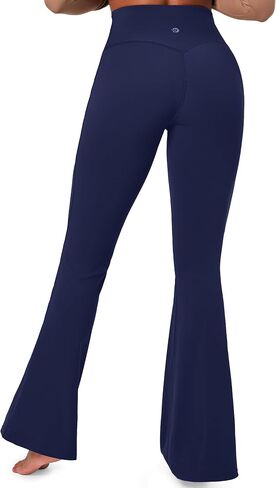 IUGA Flare Leggings for Women Tummy Control Flared Leggings No Front Seam Yoga Pants Women High Waisted Workout Bell Bottoms in Saudi Arabia