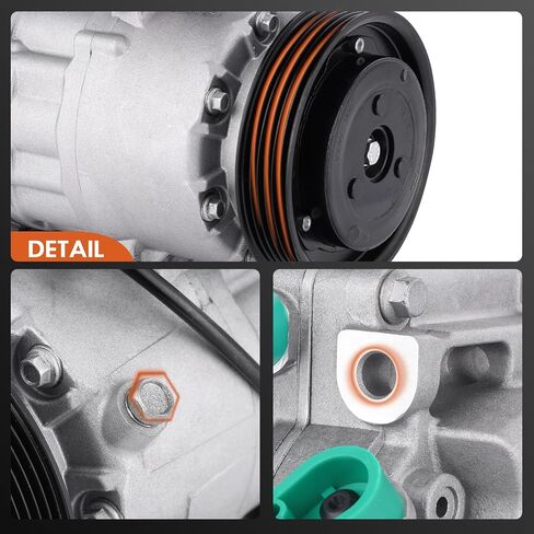 Air Conditioner AC Compressor Compatible with Toyota Corolla 1.8L 2003-2008, Matrix 1.8L 2003-2008 Replaces 158386 in Saudi Arabia