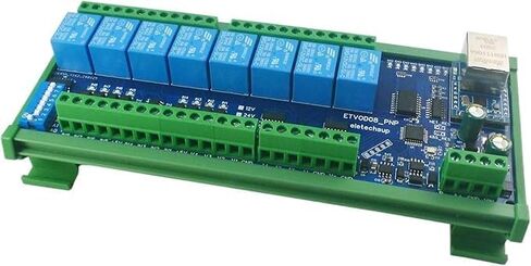 4/8/16CH وحدة إيثرنت التناظرية الرقمية Ethernet I/O مع Modbus RTU TCP/IP MQTT RS485 4-20MA 0-10V RELAY DAC OUTPUT INDUSTRY RAIN DC 12/24V (8CH 8CH PNP DI 24V (مع صندوق السكك الحديدية DIN)) in Kuwait