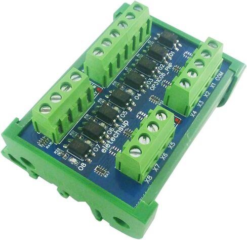 3.3V 5V 12V 24V مستوى المنطق المحول NPN PNP Contact 8ch PLC لوحة حماية العزل الرقمية IO (في 3-8V Out 9-24V 100V (مع المربع) PNP إلى PNP) in Kuwait