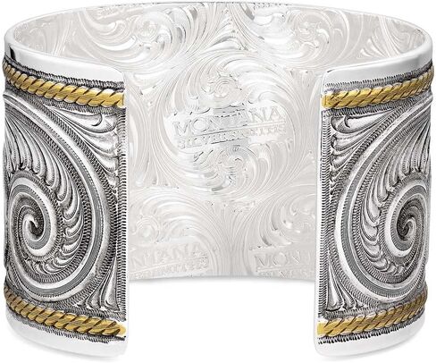 Montana Silversmiths Women's Courage and Strength Feather Cut-Out Cuff Bracelet - BC4343 One Size in Saudi Arabia