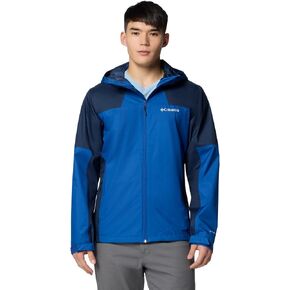 Columbia Mens Inner Limits III Waterproof Rain Jacket, Mountain Blue/Collegiate Navy, Large in Kuwait
