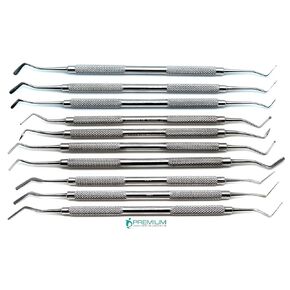 10 Pcs Dental Restorative Composite & Plastic Filling Root Canal Plugger Instruments in Kuwait