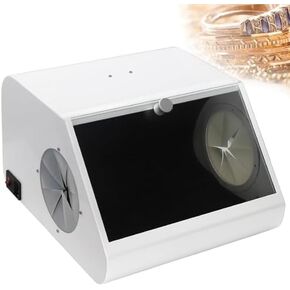 Lab Sandblaster Bench Top Air Sandblasting Frainet ، خزانة تفجير الرمل مع مصباح LED ، مروحة مزدوجة مدمجة ، خزانة غبار نافذة كبيرة تحطم خزانة رملية in Kuwait