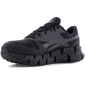Reebok Work Men's Reebok FloatZig Work Composite Toe Slip Resistant Shoe, Black, 13 Wide in Kuwait