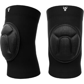 2 Pack Kneepad Wrestling Thick Sponge Anti-slip Protective Compression Padded Knee Sleeve Jiu Jitsu MMA (Large/XL) in Kuwait