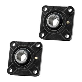 MAPLE ACE UCF210-32 Square Flange Bearing 2" Bore, 4-Bolt Self-Aligning, Solid Base, Heavy Duty (Qty 4) in Kuwait