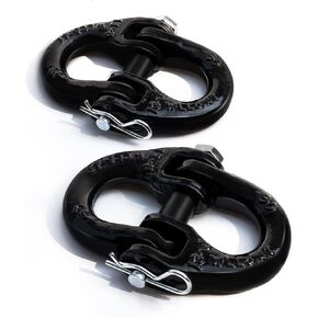 1/2" Hammerlock Coupling Link Safety Chain Connector Link Tow Safety Chian Hitch,Balck in Kuwait