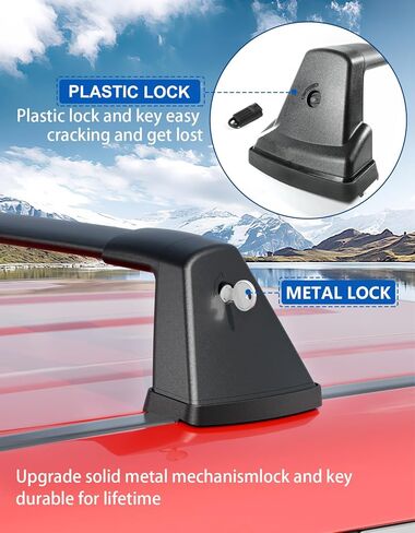 Roof Rack Cross Bars Compatible with Honda Pilot 2016-2022 with Flush Rails, Aluminum Crossbars Rooftop Cargo Bag Kayak Bike Luggage Snowboard Carrier Kayak Bike Cargo Accessories in Kuwait