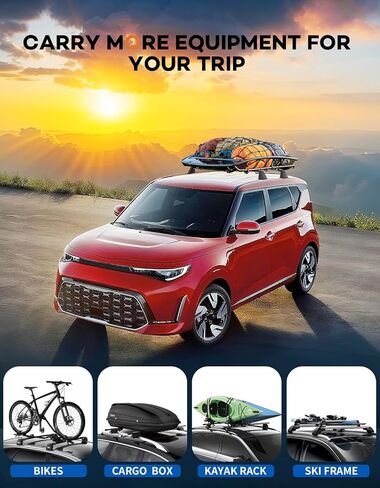 Roof Rack Cross Bars Compatible with Honda Pilot 2016-2022 with Flush Rails, Aluminum Crossbars Rooftop Cargo Bag Kayak Bike Luggage Snowboard Carrier Kayak Bike Cargo Accessories in Kuwait