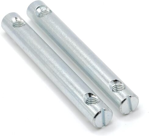 ReplacementScrews Cross Dowel Barrel Nut Compatible with IKEA 121214 (NACKANAS, KURA, FJELLSE) Zinc Plated Double Assembly Nut (Set of 2) in Saudi Arabia