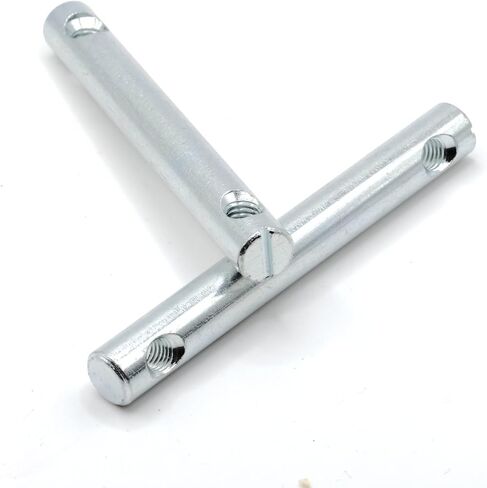 ReplacementScrews Cross Dowel Barrel Nut Compatible with IKEA 121214 (NACKANAS, KURA, FJELLSE) Zinc Plated Double Assembly Nut (Set of 2) in Saudi Arabia