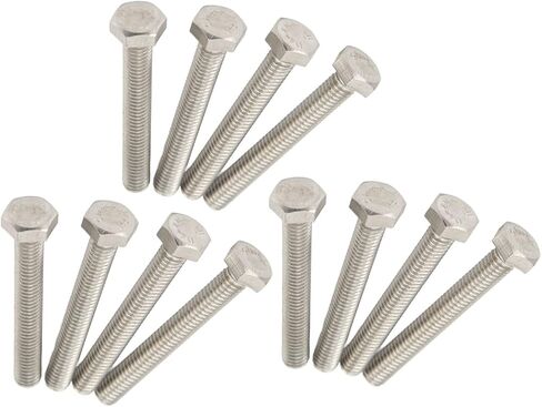 FLEXMAN 12Pcs Marine Hex Socket Screw, 50X5mm Stainless Steel High Hardness Pump Impeller Machine Screws Bolts Boat Repair Accessories in Saudi Arabia