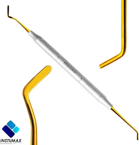 مجموعة أدوات التعبئة المركب الكاملة - 6 أدوات مع مقابض السيليكون لإجراءات الأسنان + ملعقة ومكونات غولدن مجانية in Saudi Arabia