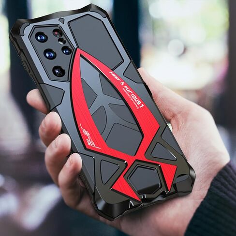Case for Samsung Galaxy S25 Ultra 5G,Heavy Duty Military Grade Shockproof [Screen & Camera Protection] Hybrid Armour Hard Cover for Samsung Galaxy S 25 Ultra Metal Phone Case,Black in Saudi Arabia