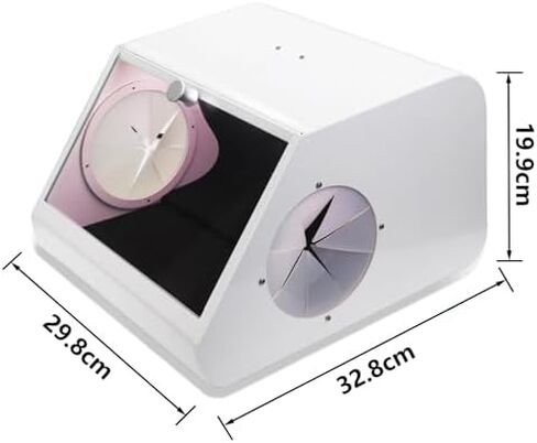 Lab Sandblaster Bench Top Air Sandblasting Frainet ، خزانة تفجير الرمل مع مصباح LED ، مروحة مزدوجة مدمجة ، خزانة غبار نافذة كبيرة تحطم خزانة رملية in Kuwait