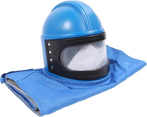خوذة الرمل مع إمدادات الهواء متميزة ABS SANDBLAST HOOD واقي صافي العدسة لطلاء الرمل أعمال البناء in Kuwait