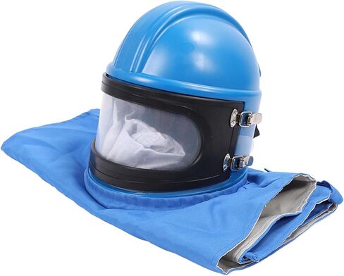 خوذة الرمل مع إمدادات الهواء متميزة ABS SANDBLAST HOOD واقي صافي العدسة لطلاء الرمل أعمال البناء in Kuwait