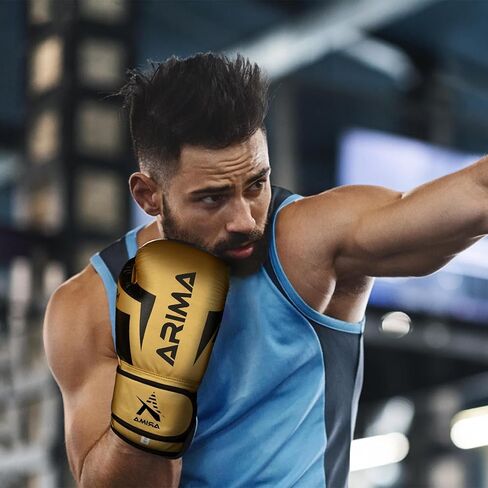 قفازات الملاكمة - جلد PU المتميز ، والوزن الثقيل - مثالي للملاكمة ، Kickboxing ، Muay Thai & Fitness Training in Kuwait