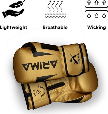 قفازات الملاكمة - جلد PU المتميز ، والوزن الثقيل - مثالي للملاكمة ، Kickboxing ، Muay Thai & Fitness Training in Kuwait