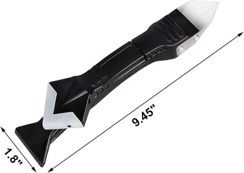 3 in 1 Silicone Caulking Tool Kit-Caulk Remover Tool with 4 Angle Scrapers,Grout Removal Tool,Caulking Finger,Glass Adhesive Angle Scraper for Bathroom Flooring,Kitchen,Window,Sink Joint,Frames Seal in Saudi Arabia