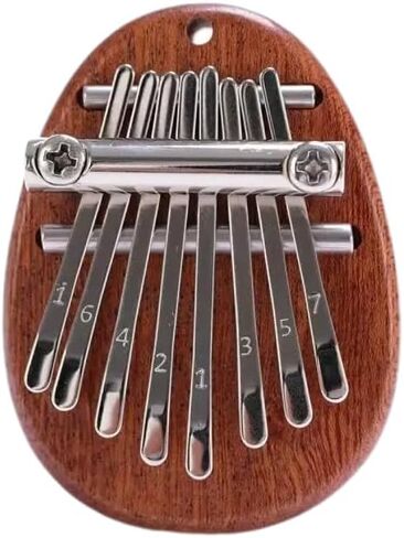 8 Key Mini Wood Kalimba رائعة إصبع الإبهام البيانو الماريمبا الموسيقي الإكسسوارات الجيدة هدية in Saudi Arabia