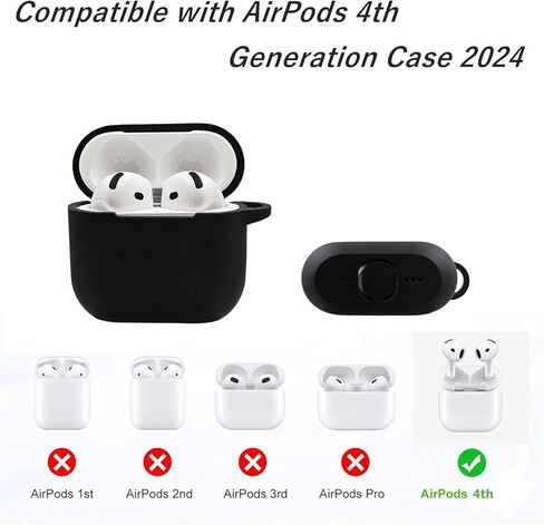 غطاء حالة الحماية لـ Airpods Case Generation Casing ، علبة السيليكون الناعمة مع POM POM POM لطيف لطيف (وردي) in Kuwait