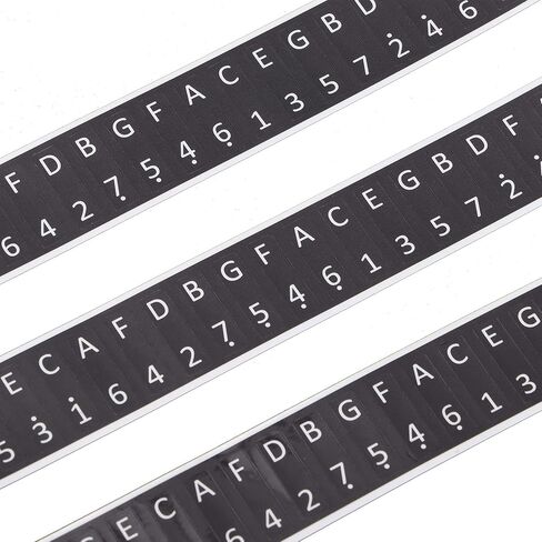 3pcs Keys ملصقات 17 مفتاح Kalimba ملصقات الإبهام البيانو زر الملاحظة الموسيقية DecorationWhite Keys ملصقات chickerskalimba17 مفتاح kalimba chickerthumb piano stickerkalimba موظفي (أسود) in Saudi Arabia