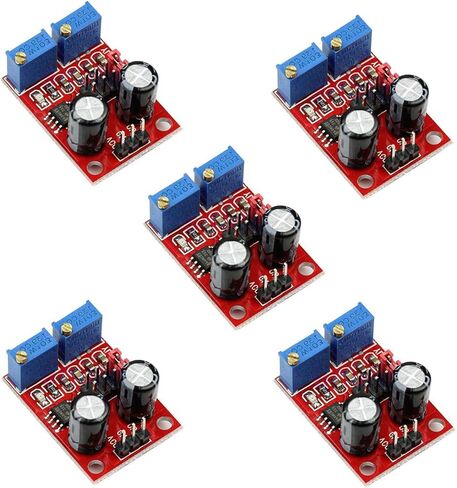 5Pcs NE555 Signal Generator Module 5V-15V Adjustable Frequency Duty Cycle Square Wave Output for Stepper Motor Driver, 4.2-11.4V Rectangular Wave Generator in Saudi Arabia