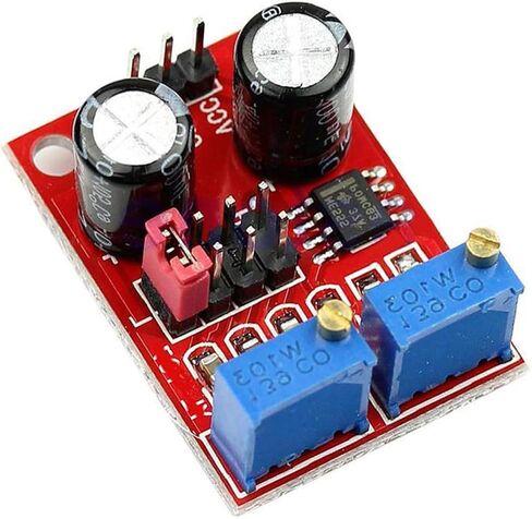 5Pcs NE555 Signal Generator Module 5V-15V Adjustable Frequency Duty Cycle Square Wave Output for Stepper Motor Driver, 4.2-11.4V Rectangular Wave Generator in Saudi Arabia