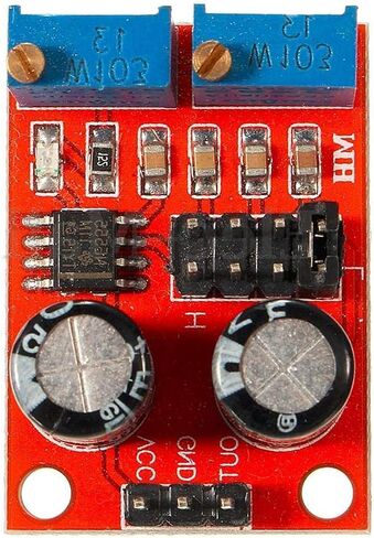 5Pcs NE555 Signal Generator Module 5V-15V Adjustable Frequency Duty Cycle Square Wave Output for Stepper Motor Driver, 4.2-11.4V Rectangular Wave Generator in Saudi Arabia
