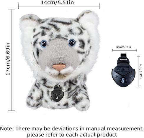 Scott Edward Golf Club Cover Fit Well for Fairway/Hybrid Wood Golf Club, Funny Cute Animal Design Soft Functional Golf Headcover Stylish Protection for Your Clubs for Men and Women in Saudi Arabia