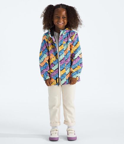 سترة أمطار شمال Face Kids ، TNF Black-NPF ، 7 in Kuwait
