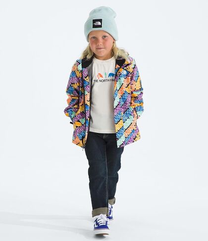 سترة أمطار شمال Face Kids ، TNF Black-NPF ، 7 in Kuwait