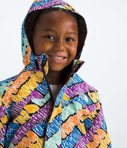 سترة أمطار شمال Face Kids ، TNF Black-NPF ، 7 in Kuwait