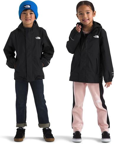 سترة أمطار شمال Face Kids ، TNF Black-NPF ، 7 in Kuwait