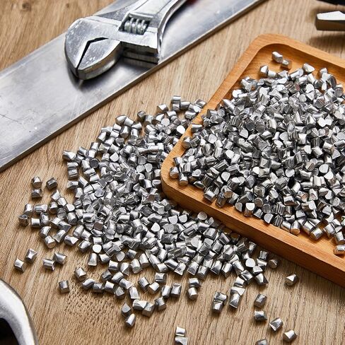 Shimeyao Aluminum Pellets (2.2 Pound) 99.9+% Raw Aluminum Alum Metal Pellets for Various Crafting, DIY Projects, and Metalworking Electroplating Applications in Saudi Arabia