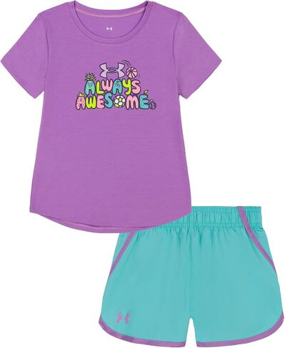Under Armour UA PRINTED WOVEN SHORT SET, STREAM, 6 in Saudi Arabia
