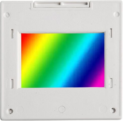 Transmission Diffraction Grating Sheet Spectrophotometer Optical Teaching Experiment Tool With Frame Size 2x2 Inch PET Material(1200lines/mm) in Kuwait