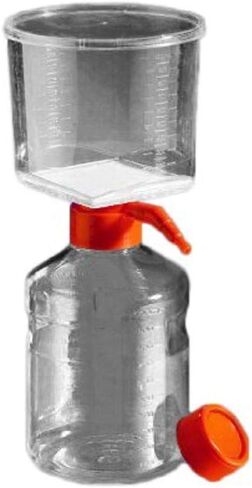 Corning 430517 Polystyrene Vacuum Filter/Storage Bottle System, Graduated, Sterile, Cellulose Acetate Membrane, Micron, 1000mL Capacity (Case of 12) in Saudi Arabia