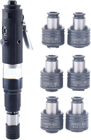 آلة التنصت اليدوي M3-M12 النقرات الهوائية الماكينة الماكينة مع ISO أو DIN أو JIS CHUCKS PRICE لـ 1 (أداة مع Chucks) in Kuwait