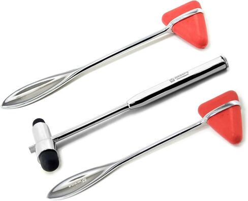 Professional Medical Reflex Hammer | Neurological Diagnostic | Surgical Taylor Percussion | Rubber Head | Neurological Neuro Instruments Tools (Reflex Hammer with Pin Brush) in Saudi Arabia