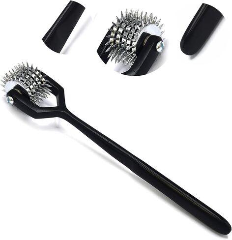 Odontomed2011 Wartenberg Pinwheel Stainless Steel Diagnostic Wheel. رأس ثلاثي - عجلات دبوس قوية ، لون أسود (3 عجلات رأس) in Kuwait