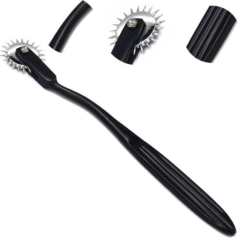 Odontomed2011 Wartenberg Pinwheel Stainless Steel Diagnostic Wheel. رأس ثلاثي - عجلات دبوس قوية ، لون أسود (3 عجلات رأس) in Saudi Arabia